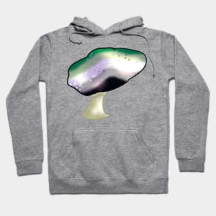 Aromantic LGBTQ Prie Mushroom Hoodie